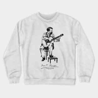 Francisco Tárrega-Spanish-classical guitar Crewneck Sweatshirt